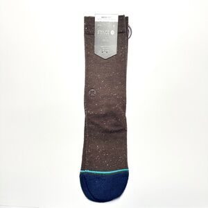 Stance Men's Speckled Brown and Navy Socks
